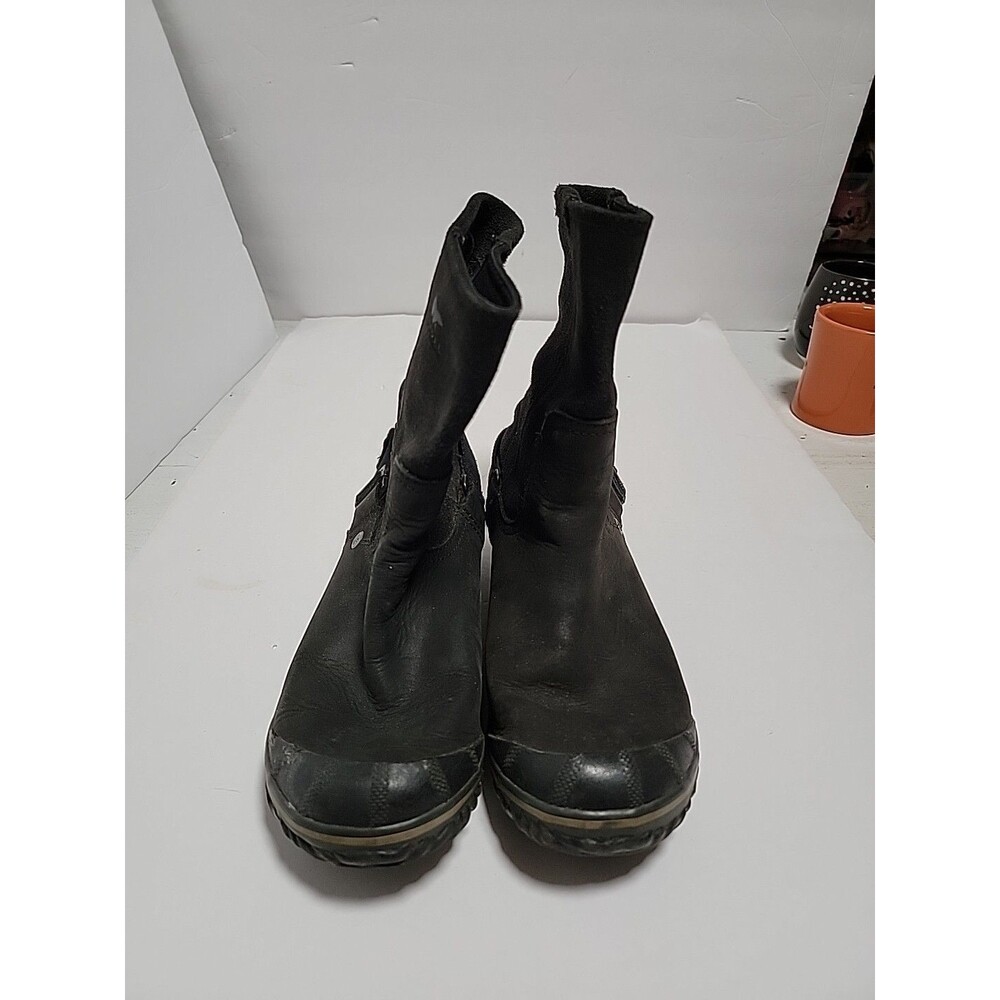 Sorel Slimboot Women's Sz 9.5 Tall Boot Black Suede Waterproof NL2108-010 Riding